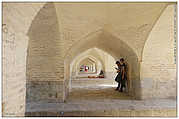 Iran, Esfahan (Isfahan) - Si-o-se Pol - Allah-Verdi Khan Bridge (c) ulf laube