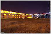 Iran, Esfahan (Isfahan) - Si-o-se Pol - Allah-Verdi Khan Bridge (c) ulf laube