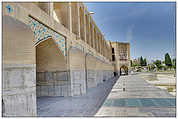 Iran, Esfahan (Isfahan) - Pol-e Chadschu - Khaju Bridge (c) ulf laube