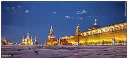 Москва - Красная площадь ночью